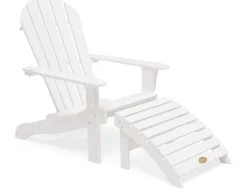 Havemøbelland Adirondack Stol - Hvid