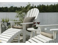 Havemøbelland Adirondack Stol - Hvid