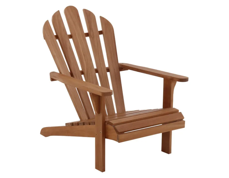Havemøbelland Adirondackstol - Teak