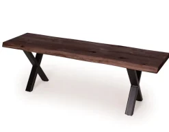 Havemøbelland Akita Bænk, Eg, Mørk olie, 40x140 cm