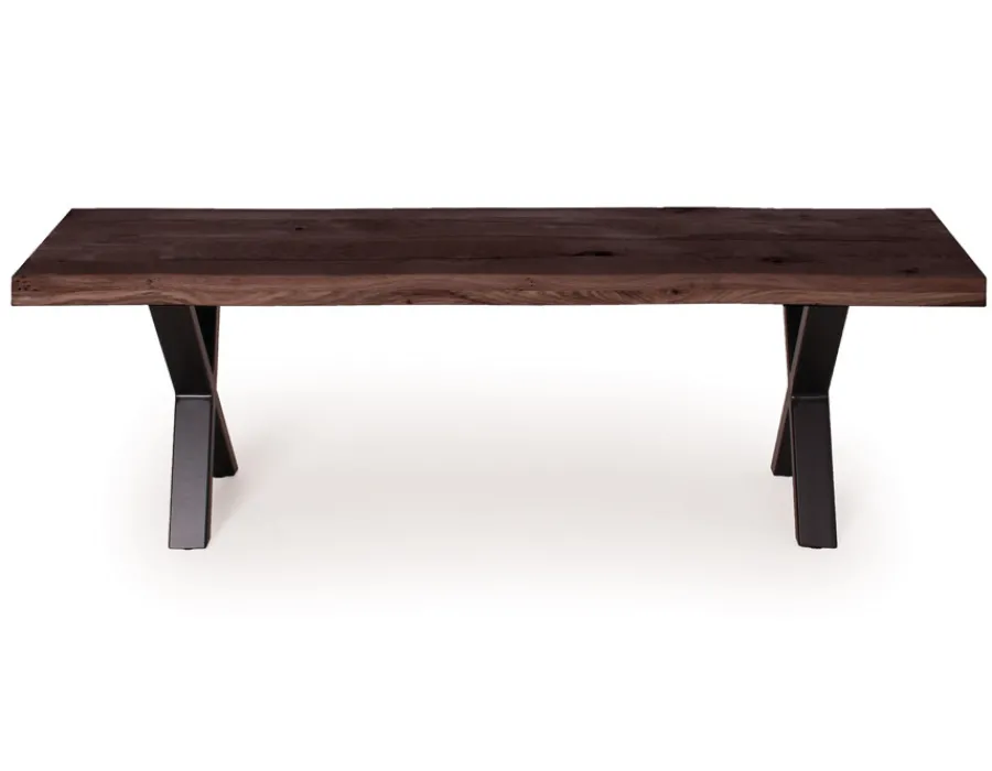 Havemøbelland Akita Bænk, Eg, Mørk olie, 40x140 cm