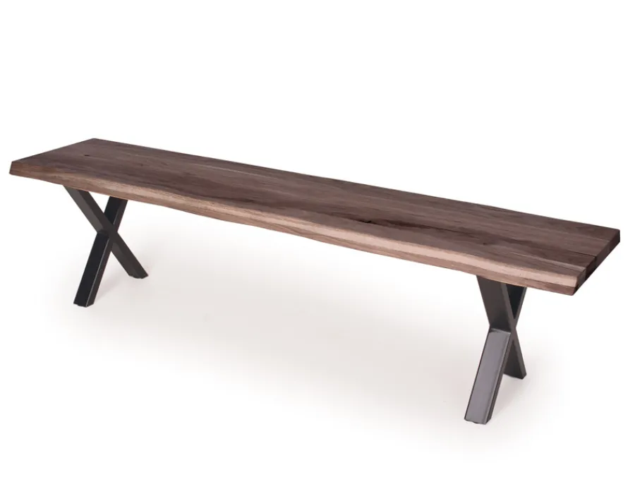 Havemøbelland Akita Bænk, Eg, Mørk olie, 40x180 cm