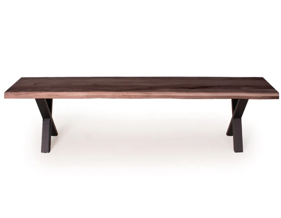 Havemøbelland Akita Bænk, Eg, Mørk olie, 40x180 cm