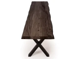 Havemøbelland Akita Bænk, Eg, Mørk olie, 40x180 cm