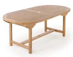Havemøbelland Alma Teak udtræksbord - 100x200/250/300 cm