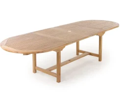 Havemøbelland Alma Teak udtræksbord - 100x200/250/300 cm