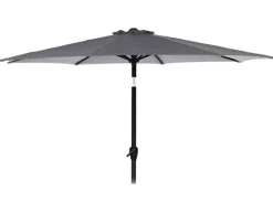 Havemøbelland Alu parasol med tilt - Ø 3 meter - Grå