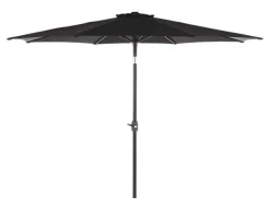 Havemøbelland Alu parasol m/krank og tilt - Ø 3 meter - Sort