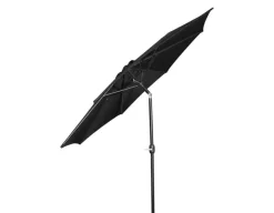 Havemøbelland Alu parasol m/krank og tilt - Ø 3 meter - Sort