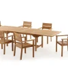 Havemøbelland Anna Hercules Teak Havemøbelsæt - m/armlæn