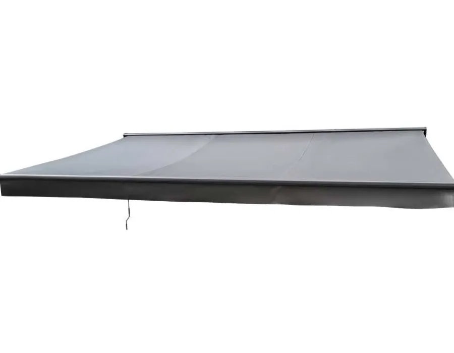 Havemøbelland Ask Manuel Markise - Semikassette - 4,8 x 3 m - Grå/Grå