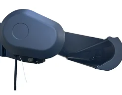 Havemøbelland Bøg Markise - m/motor & LED-lys - 4,8 x 3 m - Grå/Grå