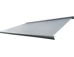 Havemøbelland Bøg Markise - m/motor & LED-lys - 4,8 x 3 m - Grå/Grå