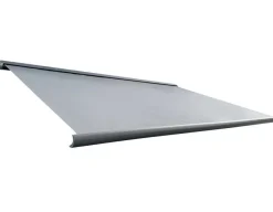 Havemøbelland Bøg Markise - m/motor & LED-lys - 4,8 x 3 m - Grå/Grå