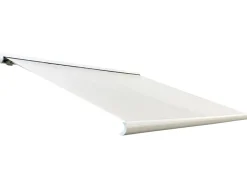 Havemøbelland Bøg Markise - m/motor & LED-lys - 3,5 x 3 m - Hvid/Beige