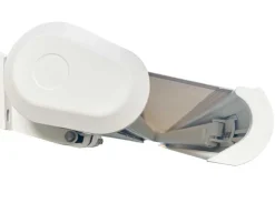 Havemøbelland Bøg Markise - m/motor & LED-lys - 3,5 x 3 m - Hvid/Beige