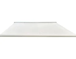 Havemøbelland Bøg Markise - m/motor & LED-lys - 3,5 x 3 m - Hvid/Beige