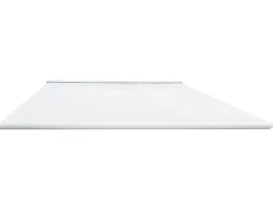 Havemøbelland Bøg Markise - m/motor & LED-lys - 4,8 x 3 m - Hvid/Beige