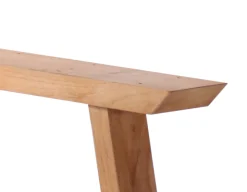 Havemøbelland Bordben i Teak - Trapez - 2 stk.