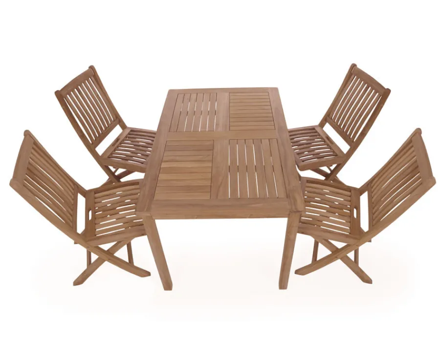 Havemøbelland Bremen 120 Mia Teak Havemøbelsæt