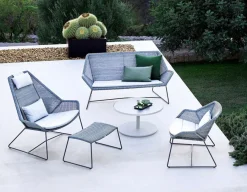 Havemøbelland Cane-line Breeze Highback Stol - Light grey