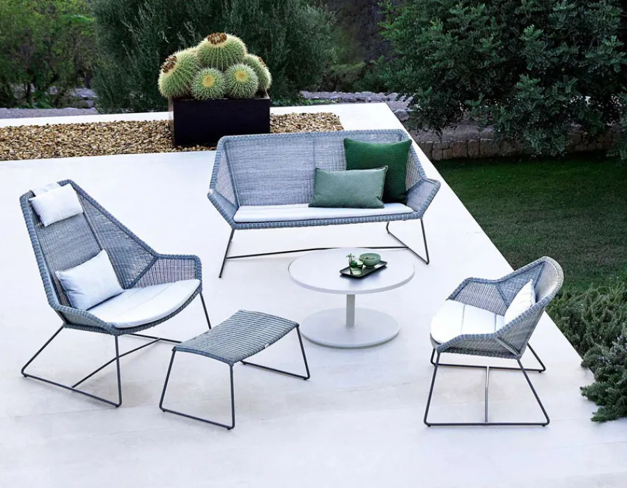 Havemøbelland Cane-line Breeze Highback Stol - Light grey