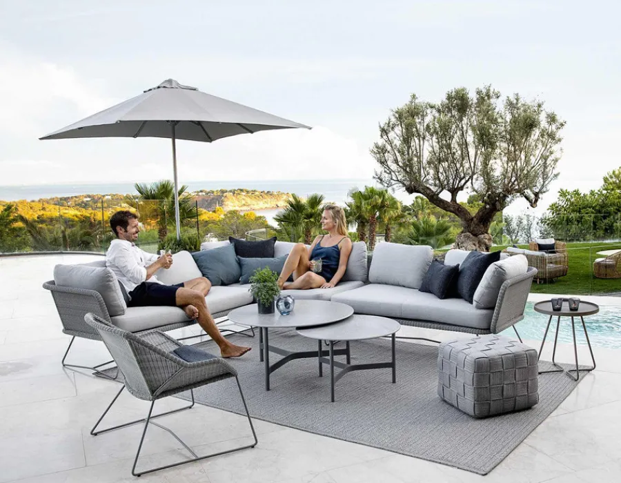 Havemøbelland Cane-line Breeze Loungestol - Light Grey
