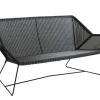 Havemøbelland Cane-line Breeze 2 pers. Sofa, Black