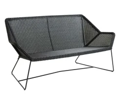 Havemøbelland Cane-line Breeze 2 pers. Sofa, Black