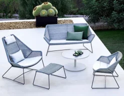 Havemøbelland Cane-line Breeze 2 pers. Sofa, Light Grey
