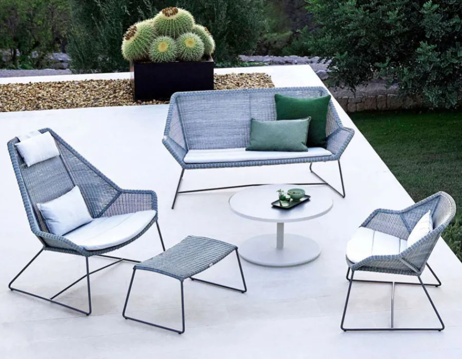 Havemøbelland Cane-line Breeze 2 pers. Sofa, Light Grey