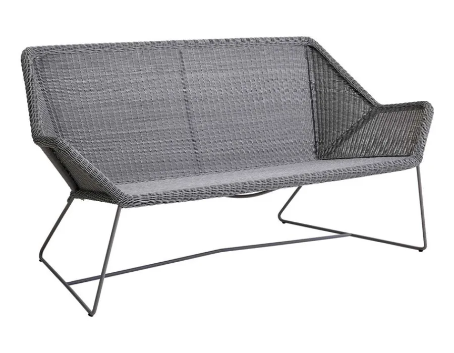 Havemøbelland Cane-line Breeze 2 pers. Sofa, Light Grey