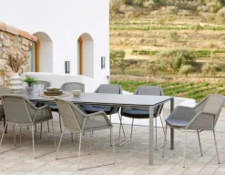 Havemøbelland Cane-line Breeze Stabelstol m/armlæn - Taupe