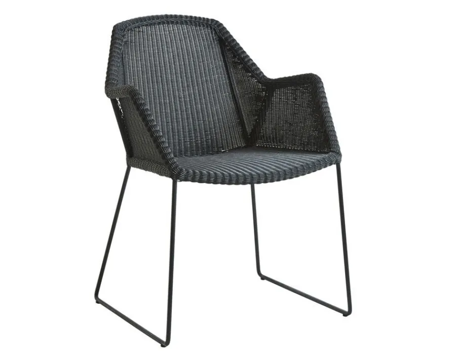 Havemøbelland Cane-line Breeze Stol m/armlæn - Black
