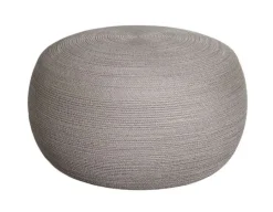 Havemøbelland Cane-line Circle Fodskammel, Stor, Taupe