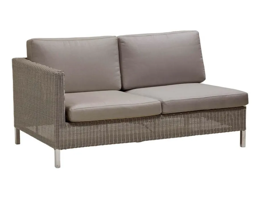 Havemøbelland Cane-line Connect Loungesæt m/chaiselong - Taupe
