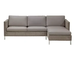 Havemøbelland Cane-line Connect Loungesæt m/chaiselong - Taupe