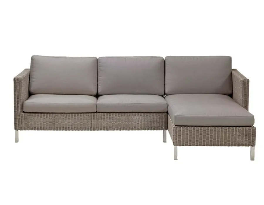 Havemøbelland Cane-line Connect Loungesæt m/chaiselong - Taupe