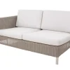 Havemøbelland Cane-line Connect 2 pers. sofa m/hynder - Højre - Taupe