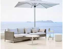 Havemøbelland Cane-line Connect 2 pers. sofa m/hynder - Venstre - Taupe