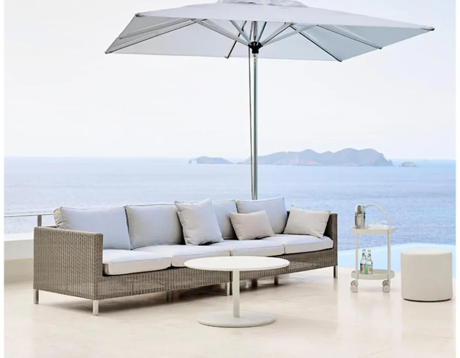 Havemøbelland Cane-line Connect 2 pers. sofa m/hynder - Venstre - Taupe