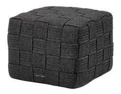Havemøbelland Cane-line Cube Fodskammel, Dark Grey