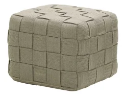 Havemøbelland Cane-line Cube Fodskammel, Taupe