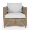 Havemøbelland Cane-line Diamond Loungestol m/hynde - Light Natural/White