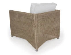 Havemøbelland Cane-line Diamond Loungestol m/hynde - Light Natural/White