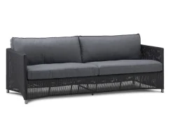 Havemøbelland Cane-line Diamond 3 pers. sofa m/hynder - Graphite/Grey