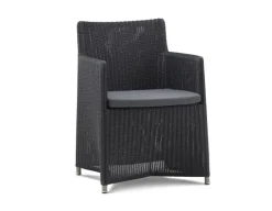 Havemøbelland Cane-line Diamond Stol m/hynde - Graphite/Grey