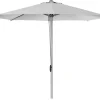 Havemøbelland Cane-line Eclipse Parasol, m/snoretræk, Ø 3,5 meter, Light Grey