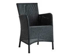 Havemøbelland Cane-line Hampsted stol m/armlæn - Black
