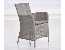 Havemøbelland Cane-line Hampsted stol m/armlæn - Taupe
